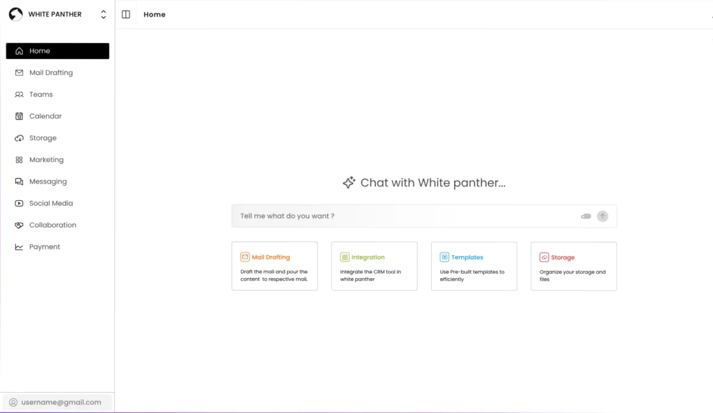 WhitePanther's Dashboard
